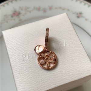 Rose Gold Pandora Family Heritage Tree